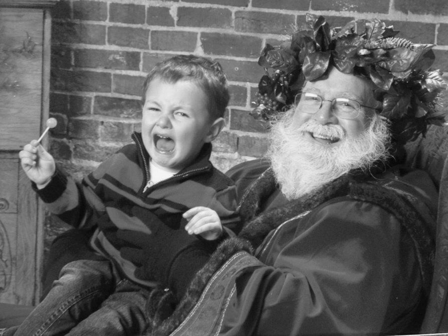 Carter's visit with Father Christmas